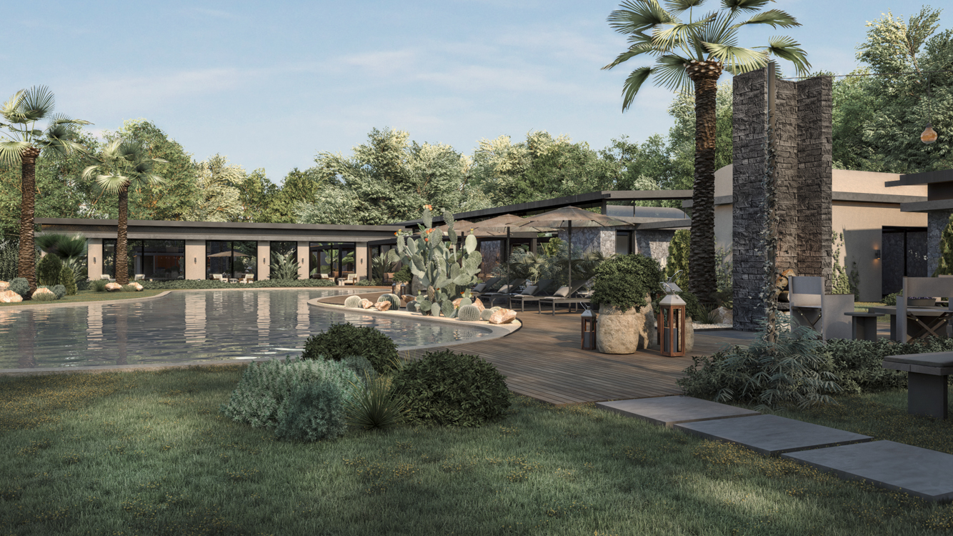 Ortakent House Circular Pool